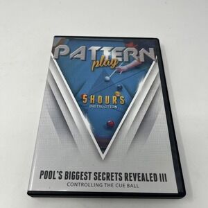 Pattern Play Pool's Biggest Secrets Revealed 3 DVD, 5 Hours Instruction Billiard